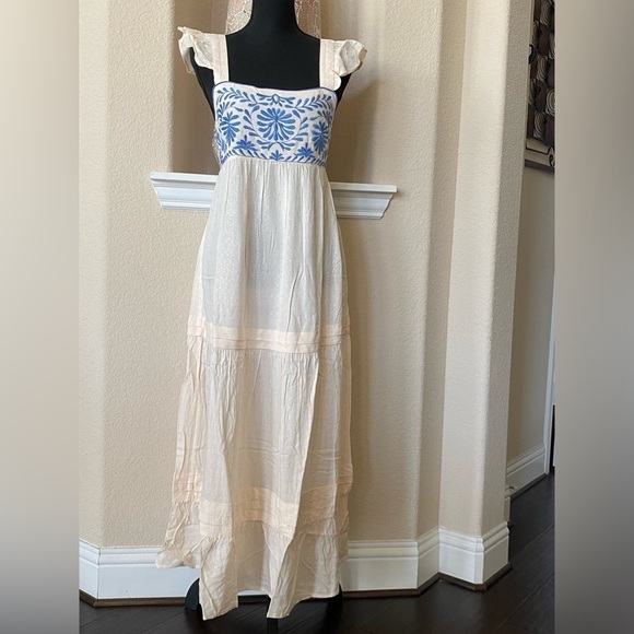 Band of the Free Navya Maxi Dress in Ecru Size S - Picture 2 of 8